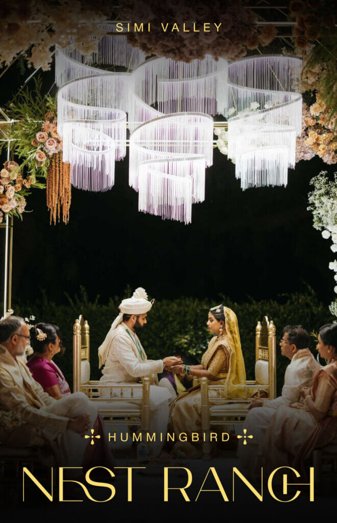 Hummingbird Nest Ranch Indian Wedding